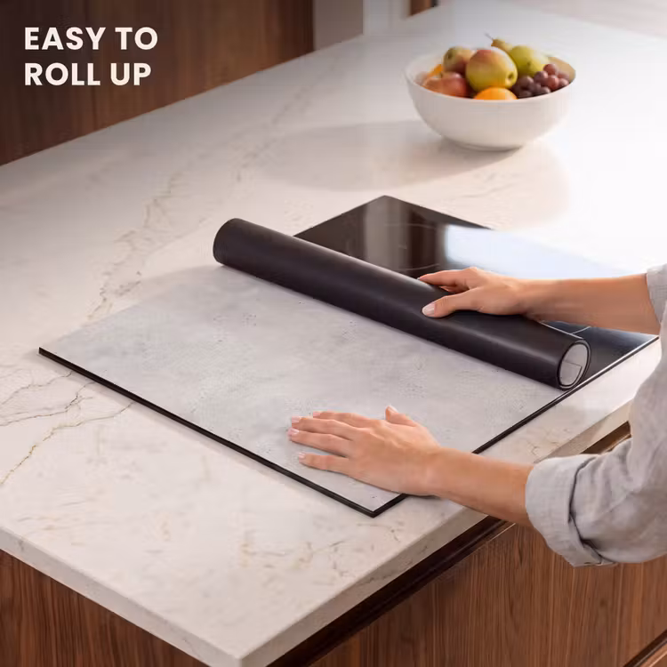 Induction hob protector - Gray - Concrete - Neutral — 6