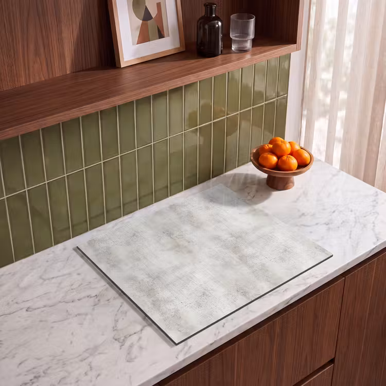 Induction hob protector - Gray - Concrete - Weathered — 4
