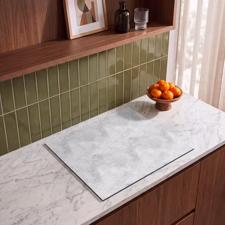 Induction hob protector - Light gray - Rough - Subtle — 4
