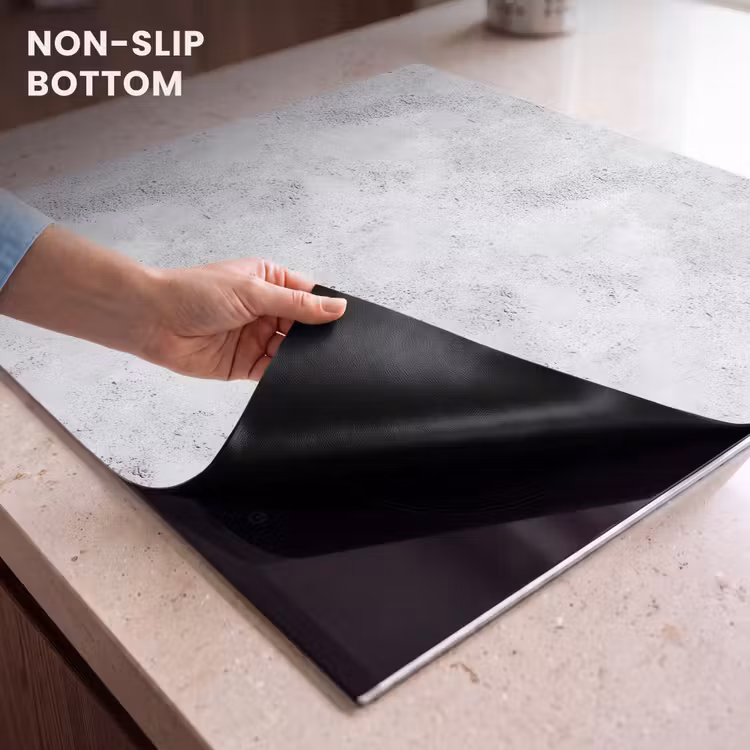 Induction hob protector - Light gray - Rough - Subtle — 5