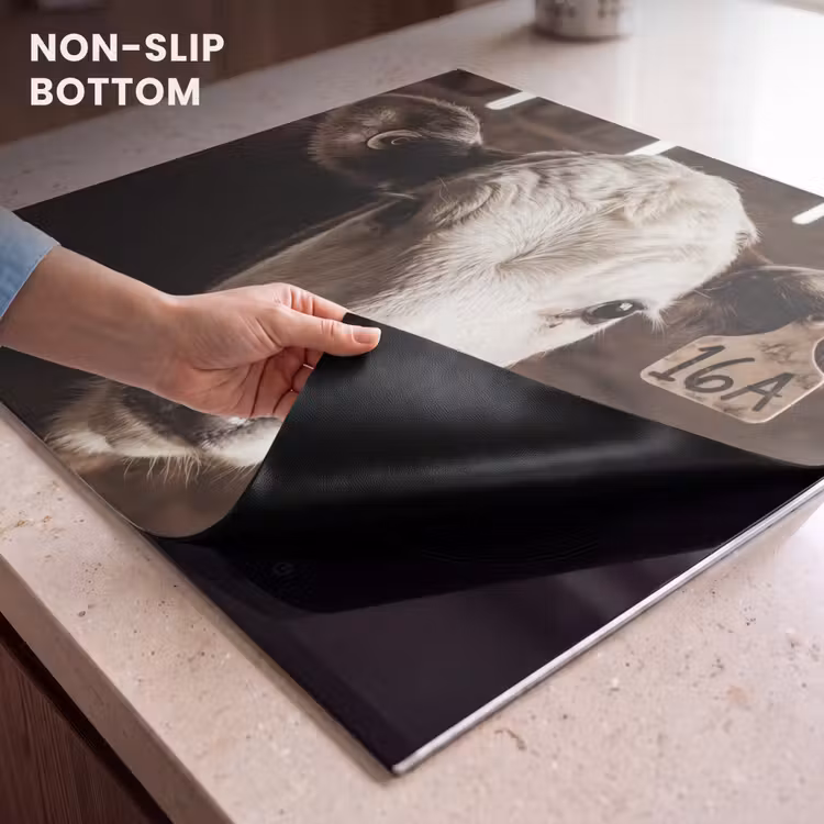 Induction hob cover - Calf - Earmark - Wooden stable — 5