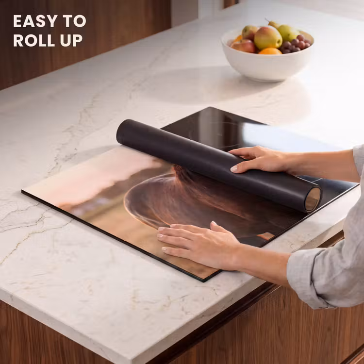 Induction hob cover - Horse - Sunset - Brown — 6