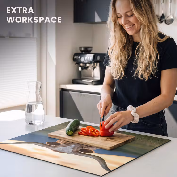 Induction hob cover - Longhorn - Landscape - Sunset — 7