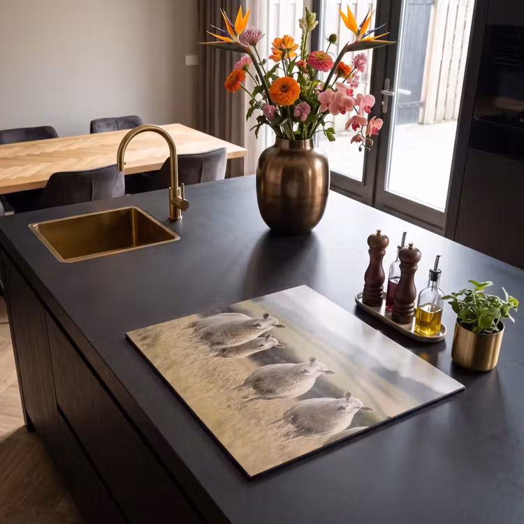 Induction hob cover - Sheep - Pasture landscape - Hills — 2