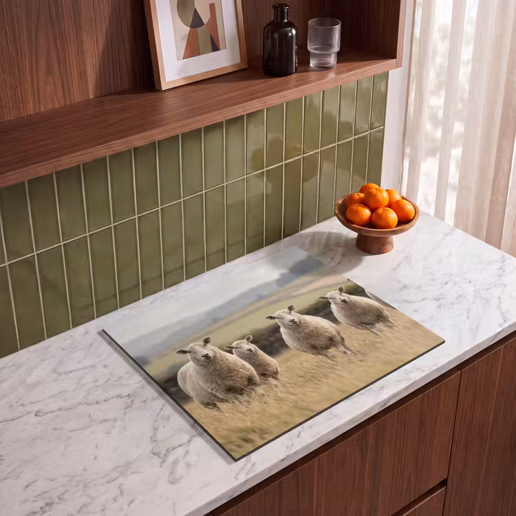 Induction hob cover - Sheep - Pasture landscape - Hills — 4