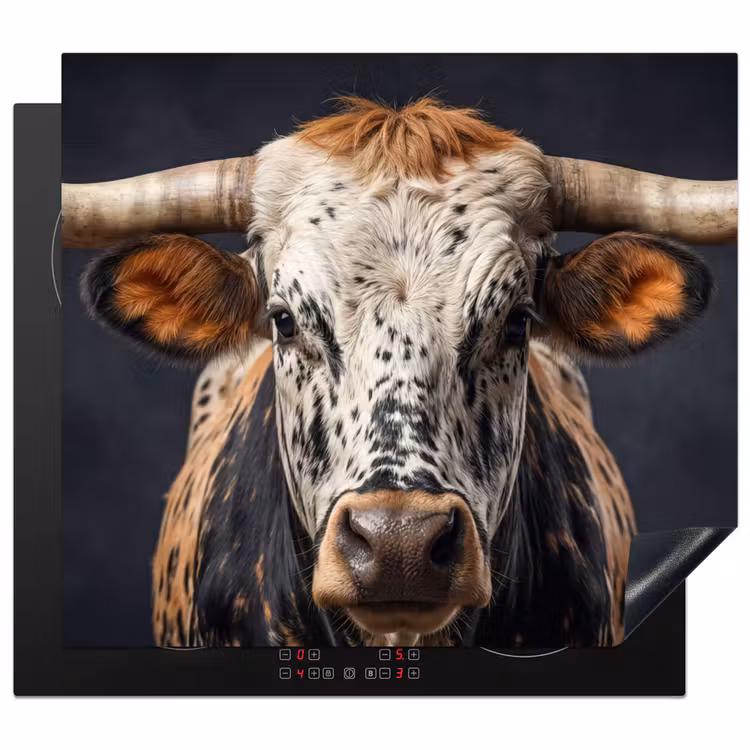 Induction hob cover - Taurus - Colorful - Horns — 1