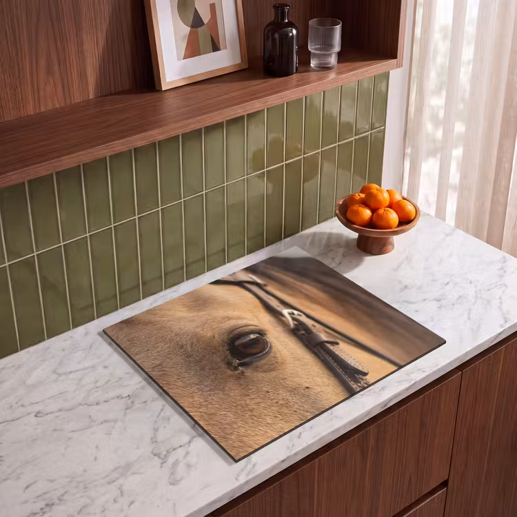 Induction hob cover - Horse - Eye - Brown — 4
