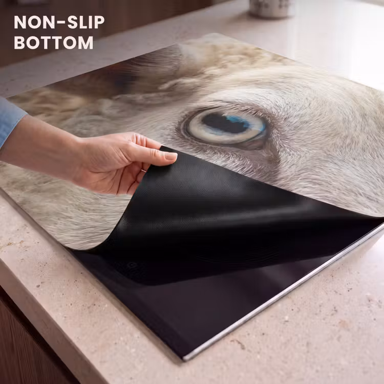Induction hob cover - Sheep - Eye - White — 5