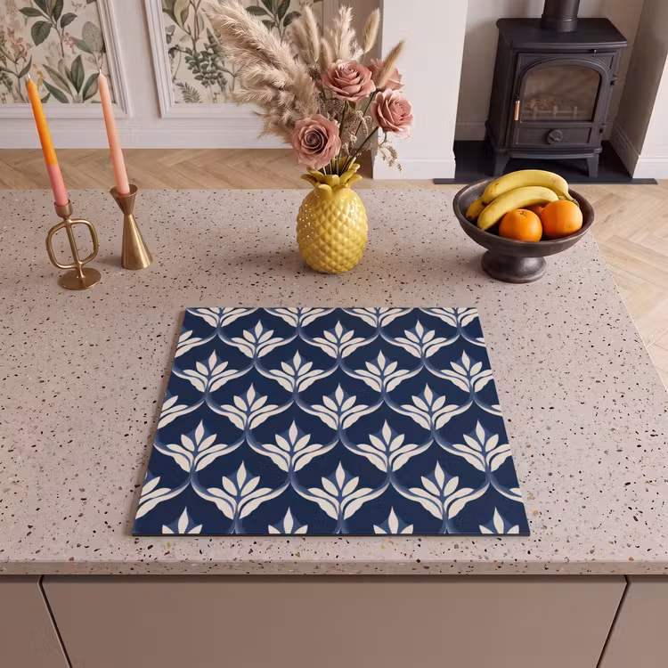 Induction hob protector - Modern - Design - Blue — 3
