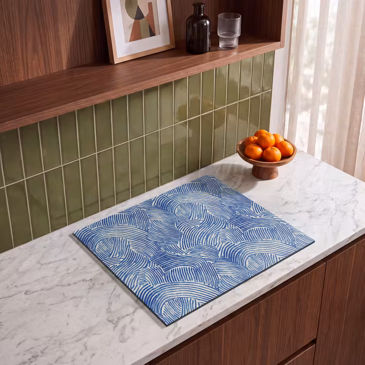Induction hob protector - Modern - Abstract - Blue — 4