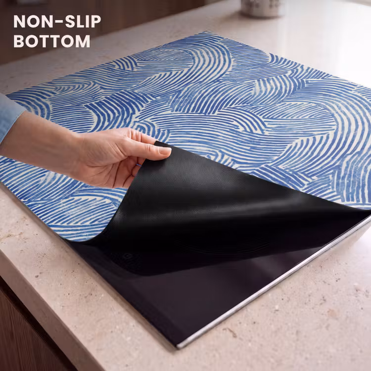 Induction hob protector - Modern - Abstract - Blue — 5