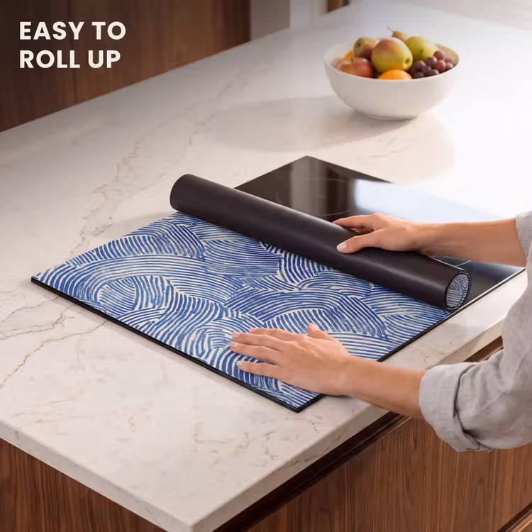 Induction hob protector - Modern - Abstract - Blue — 6