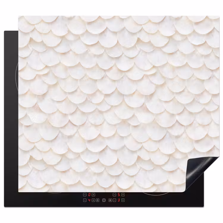 Induction hob protector - Scales - White - Elegant — 1