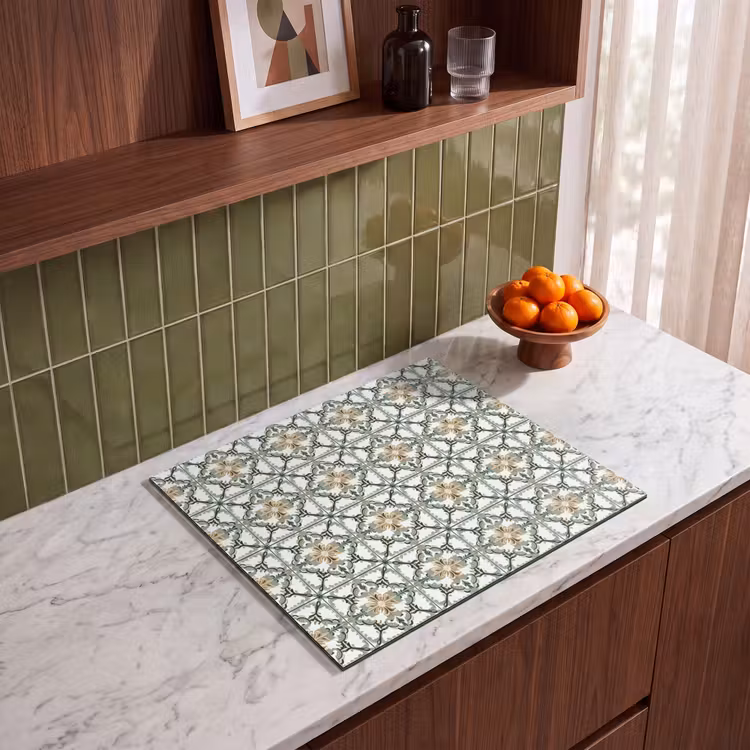 Induction hob protector - Floral - Weathered - Colorful — 4