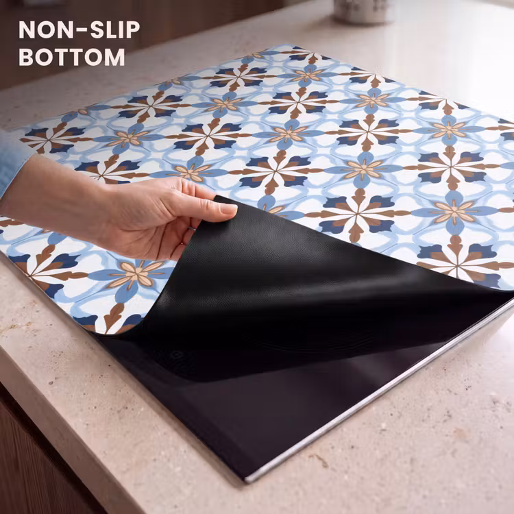 Induction hob protector - Ornament - Tile - Colorful — 5