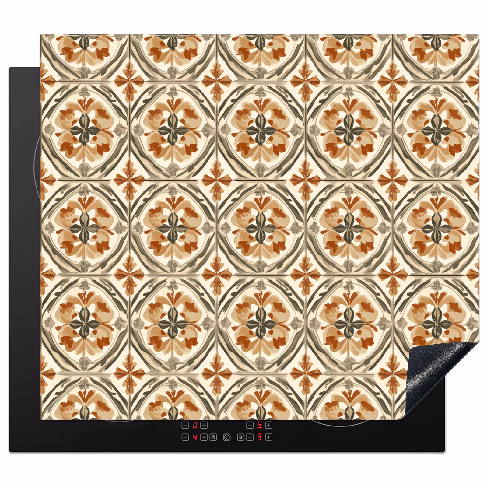 Induction hob protector - Elegant - Antique - Colorful — 1
