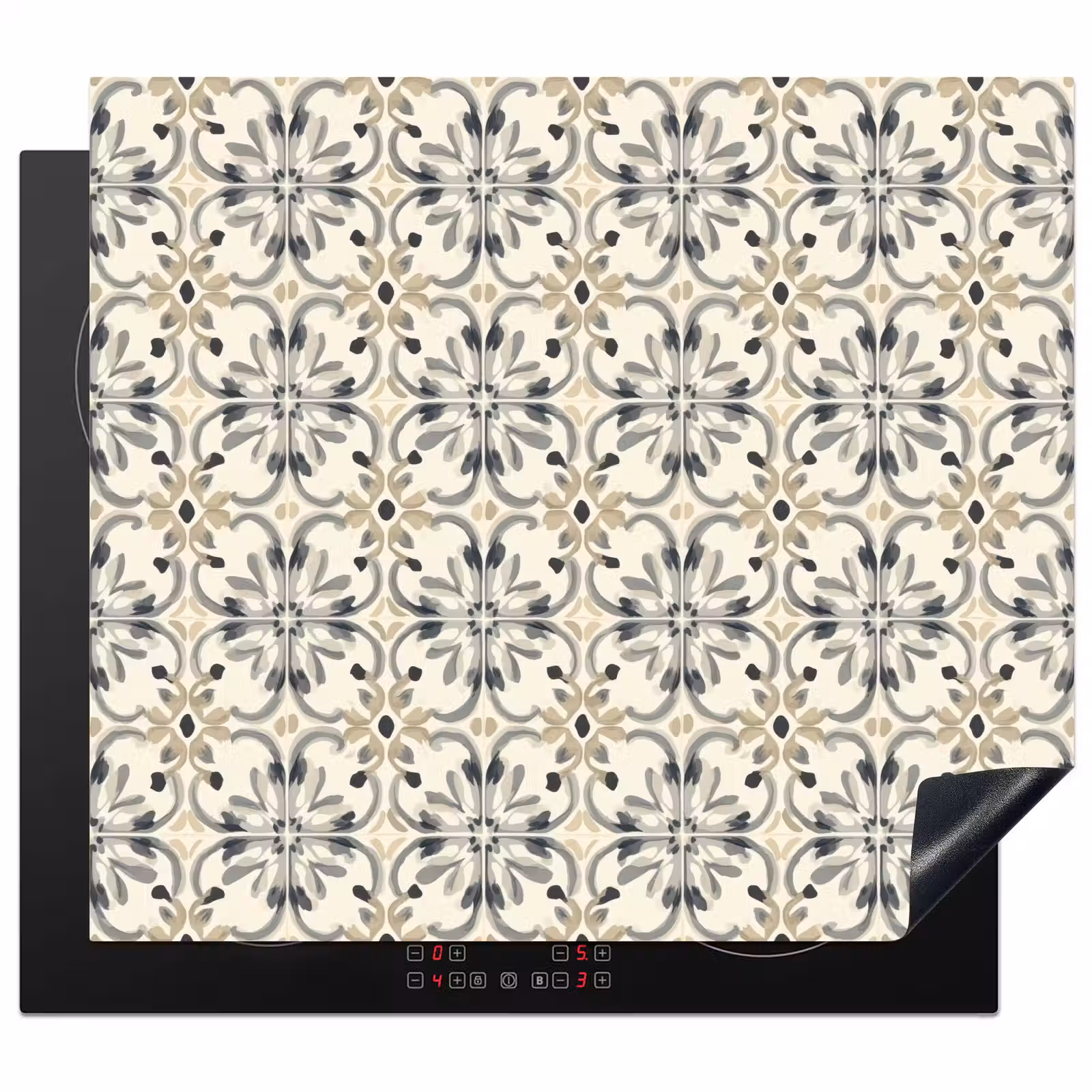 Induction hob protector - Floral - Pattern - Colorful — 1