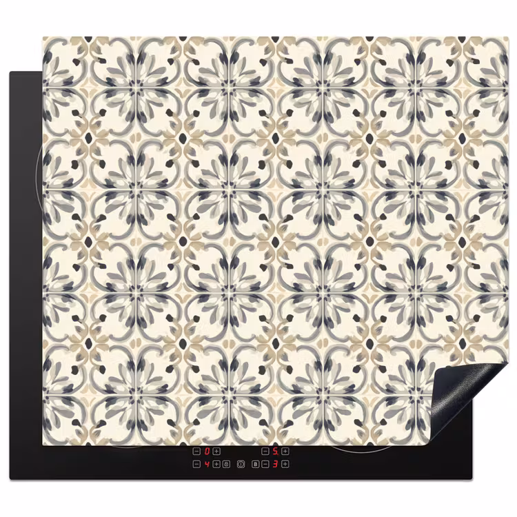 Induction hob protector - Floral - Pattern - Colorful — 1
