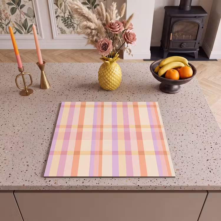 Induction hob protector - Pastel - off pattern - Geometric — 3