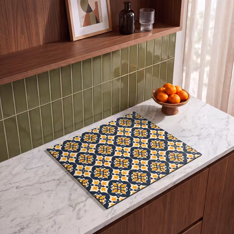Induction hob protector - Pattern - Decorative tile - Colorful — 4