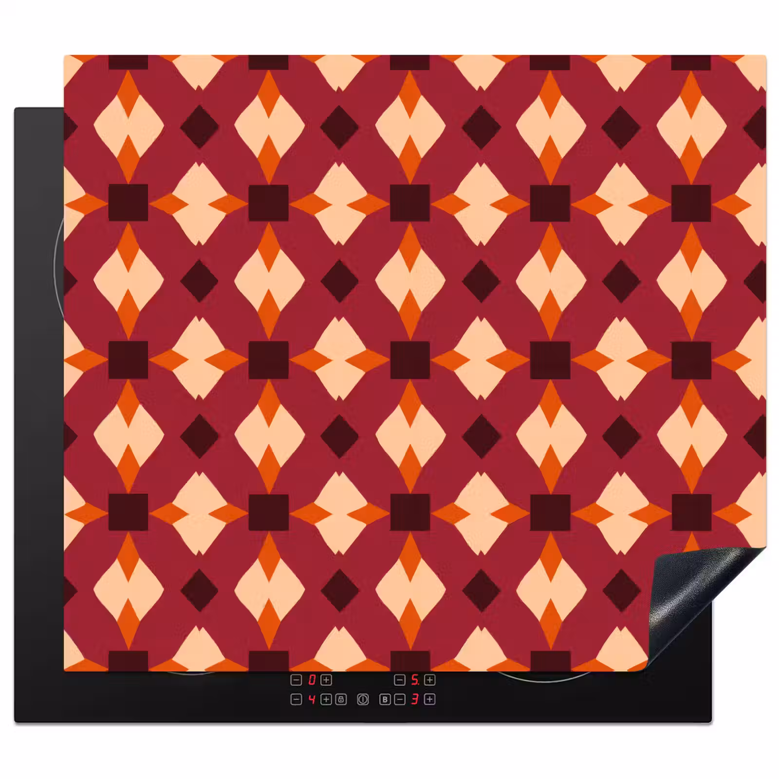 Induction hob protector - Retro - Pattern - Colorful — 1