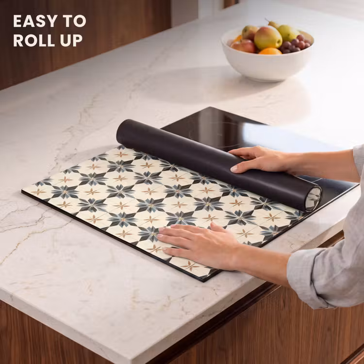 Induction hob protector - Ornamental - Ornament - Blue — 6