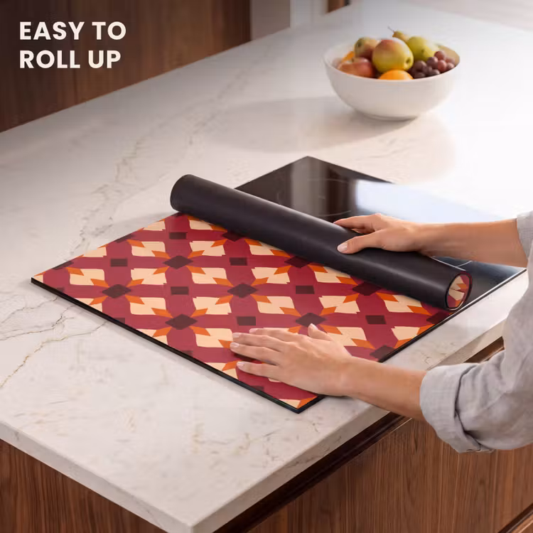 Induction hob protector - Retro - Pattern - Colorful — 6