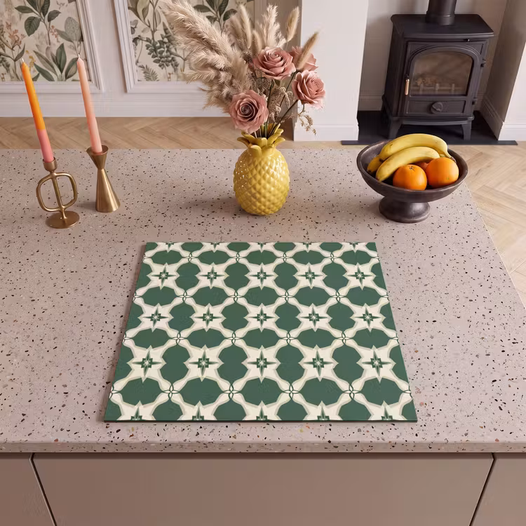 Induction hob protector - Tile - Classic - Green — 3