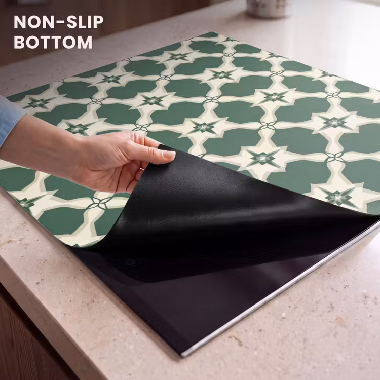 Induction hob protector - Tile - Classic - Green — 5