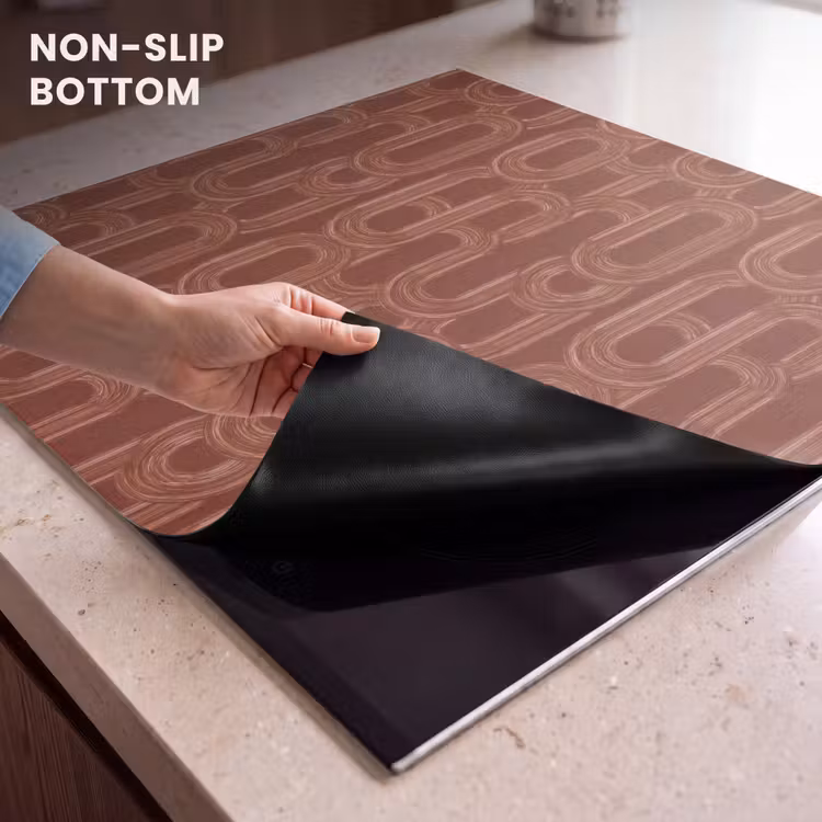 Induction hob protector - Abstract - Texture - Brown — 5