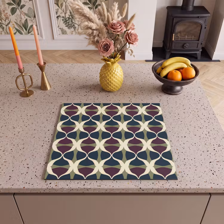 Induction hob protector - Abstract - Retro - Colorful — 3