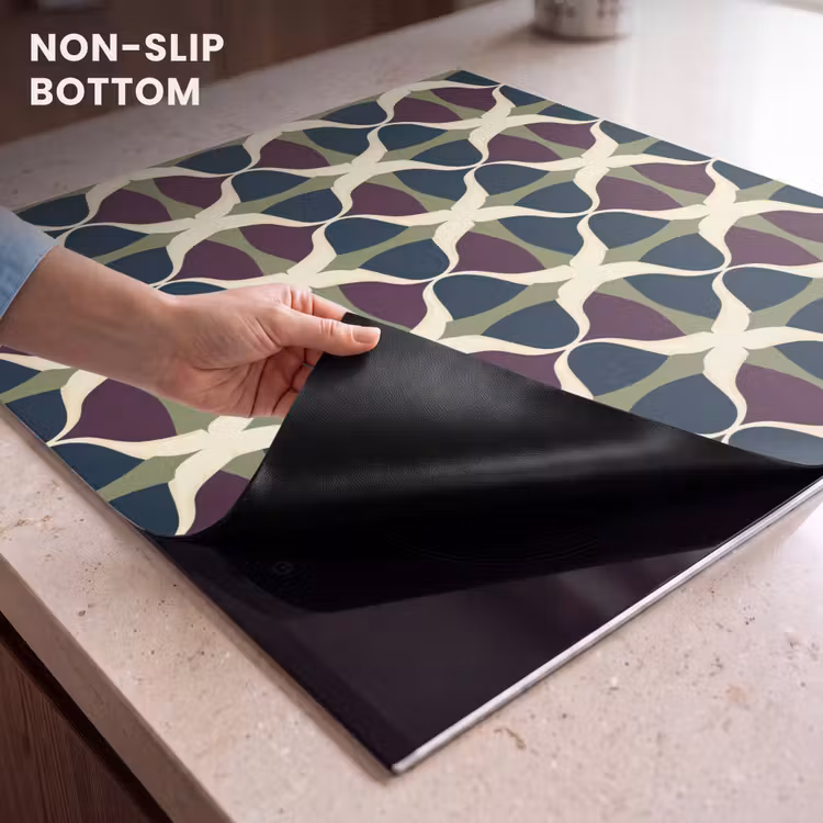 Induction hob protector - Abstract - Retro - Colorful — 5