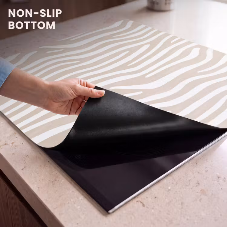 Induction hob protector - Abstract - Zebra - Beige — 5