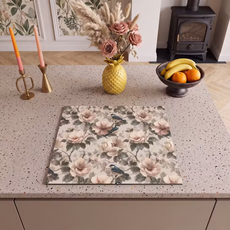 Induction hob protector - Classic - Birds - Colorful — 3