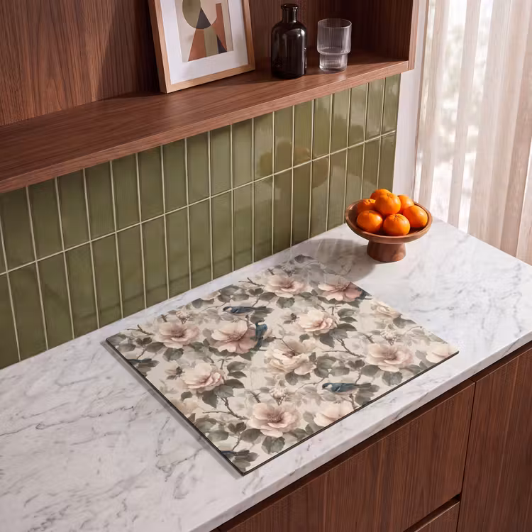 Induction hob protector - Classic - Birds - Colorful — 4