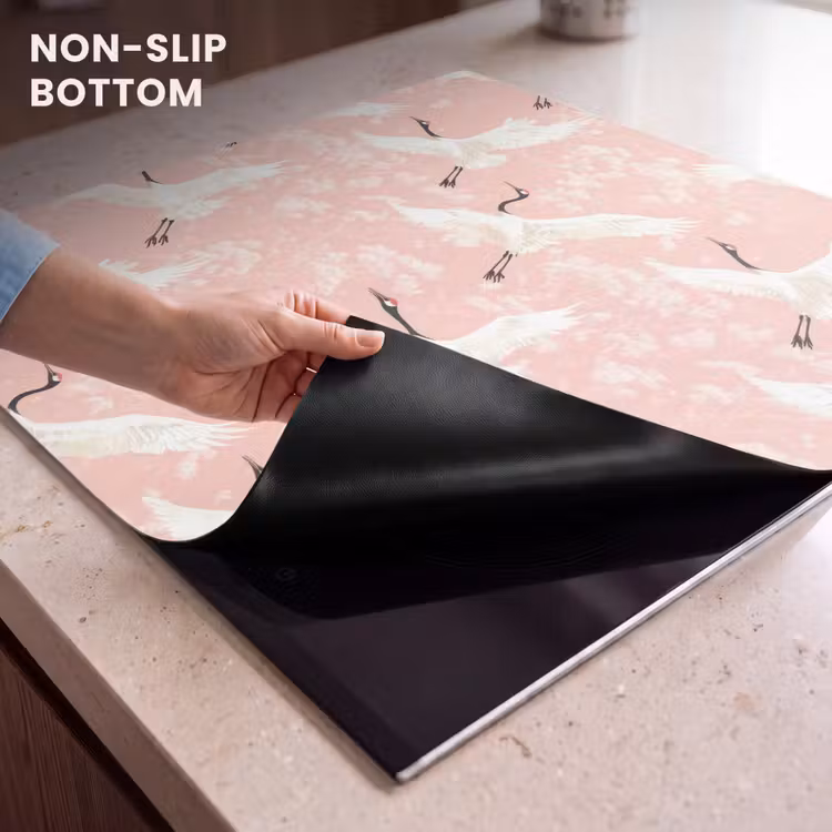 Induction hob protector - Crane - Blossom - Pink — 5