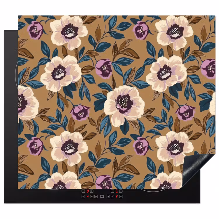Induction hob protector - Floral - Still life - Colorful — 1