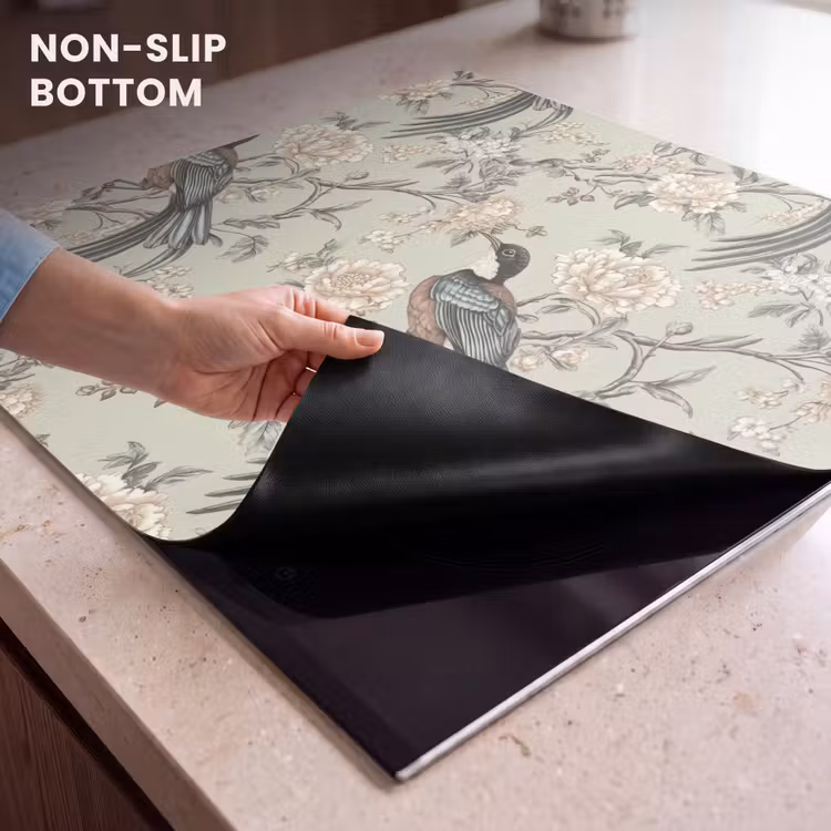 Induction hob protector - Flower - Bird - Colorful — 5