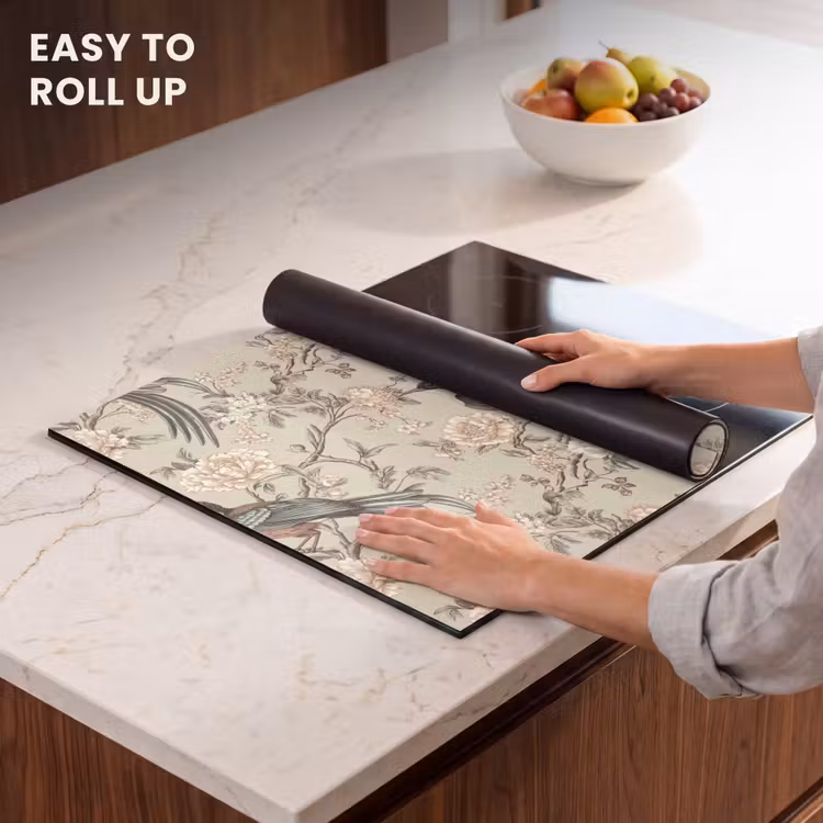 Induction hob protector - Flower - Bird - Colorful — 6
