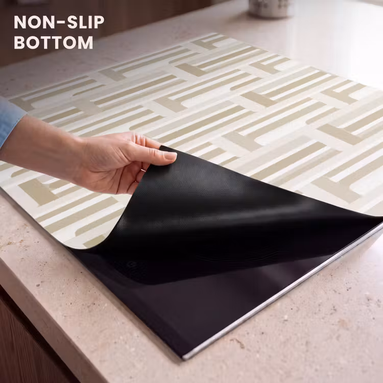 Induction hob protector - Modern - Geometric - Beige — 5