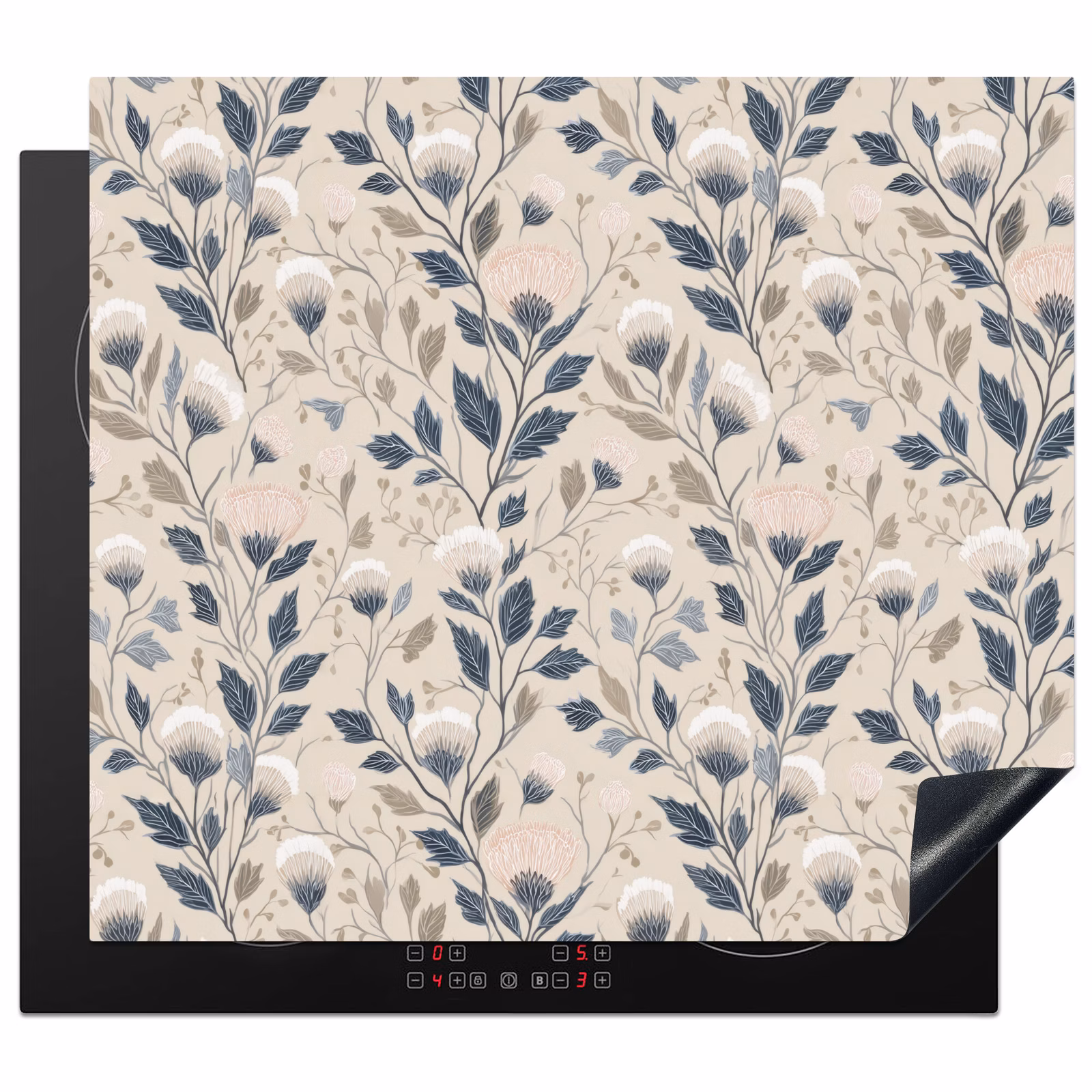 Induction hob protector - Classic - Botanical - Colorful — 1