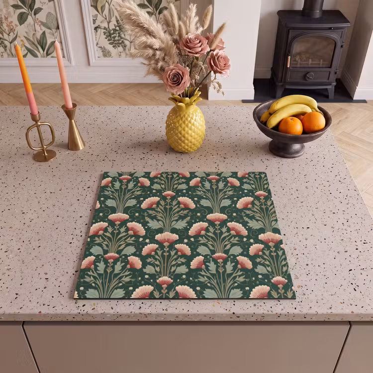 Induction hob protector - Pattern - Botanical - Colorful — 3