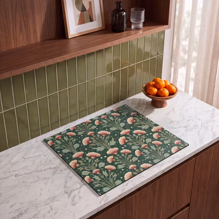 Induction hob protector - Pattern - Botanical - Colorful — 4