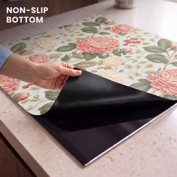 Induction hob protector - Classic - Botanical - Multicolored — 5