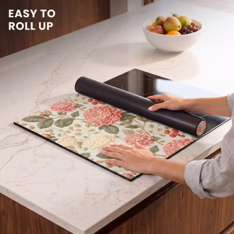 Induction hob protector - Classic - Botanical - Multicolored — 6