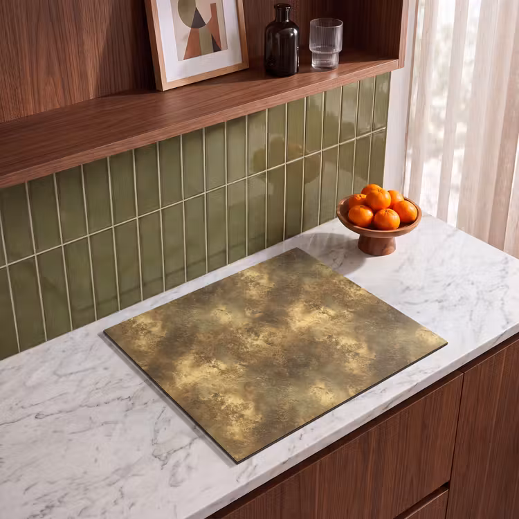 Induction hob protector - Antique - Metallic look - Gold — 4