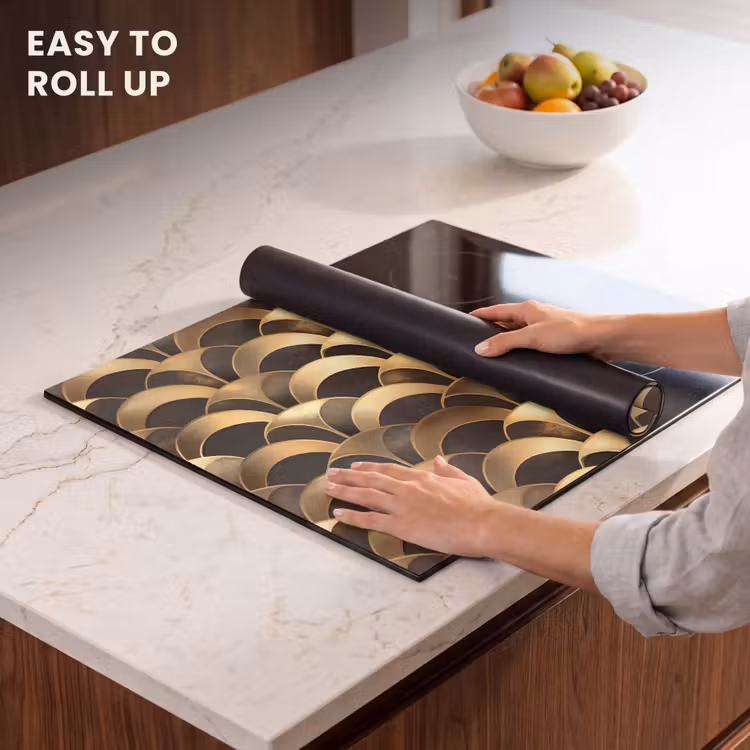 Induction hob protector - Scales - Texture - Gold — 6