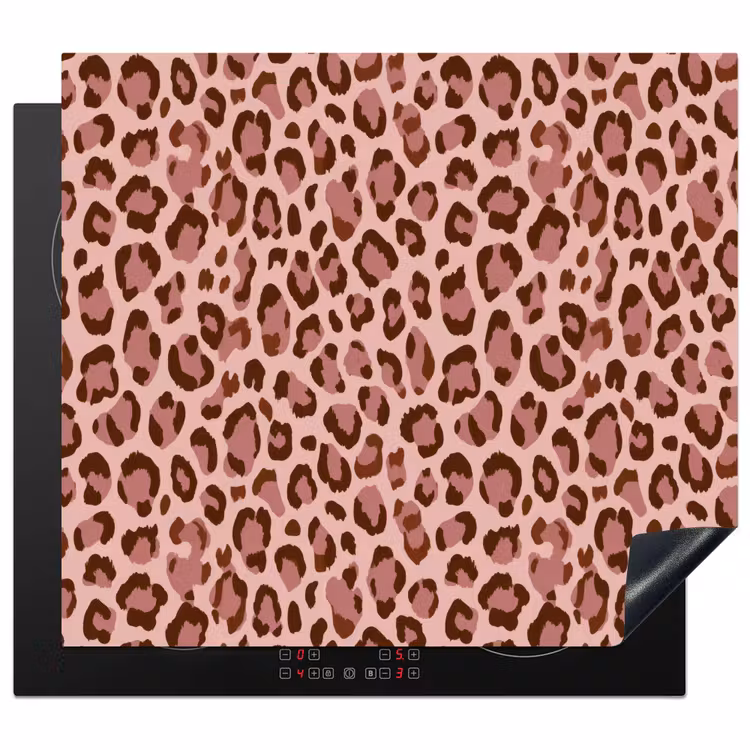 Induction hob protector - Leopard - Pattern - Pink — 1