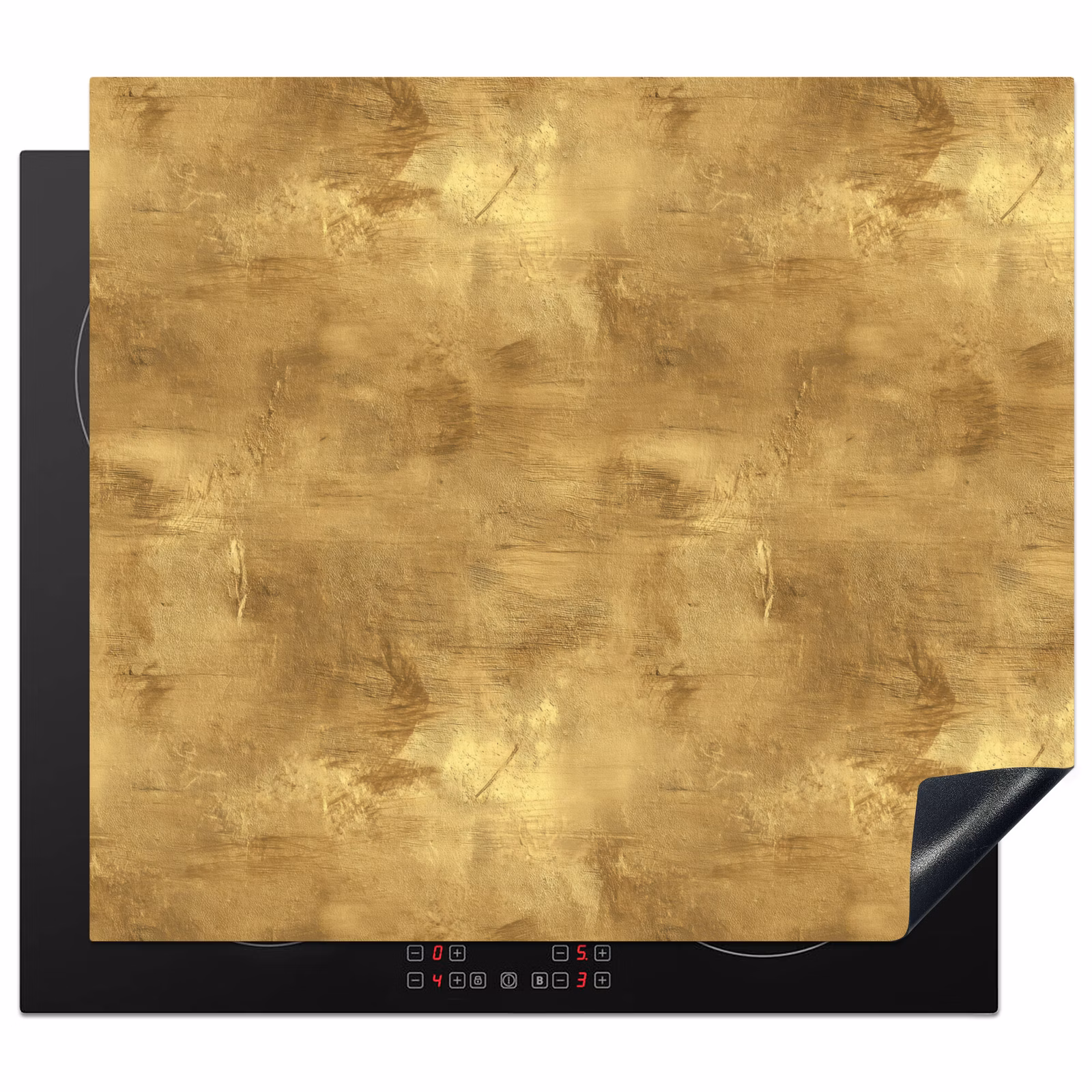 Induction hob protector - Industrial - Texture - Gold — 1