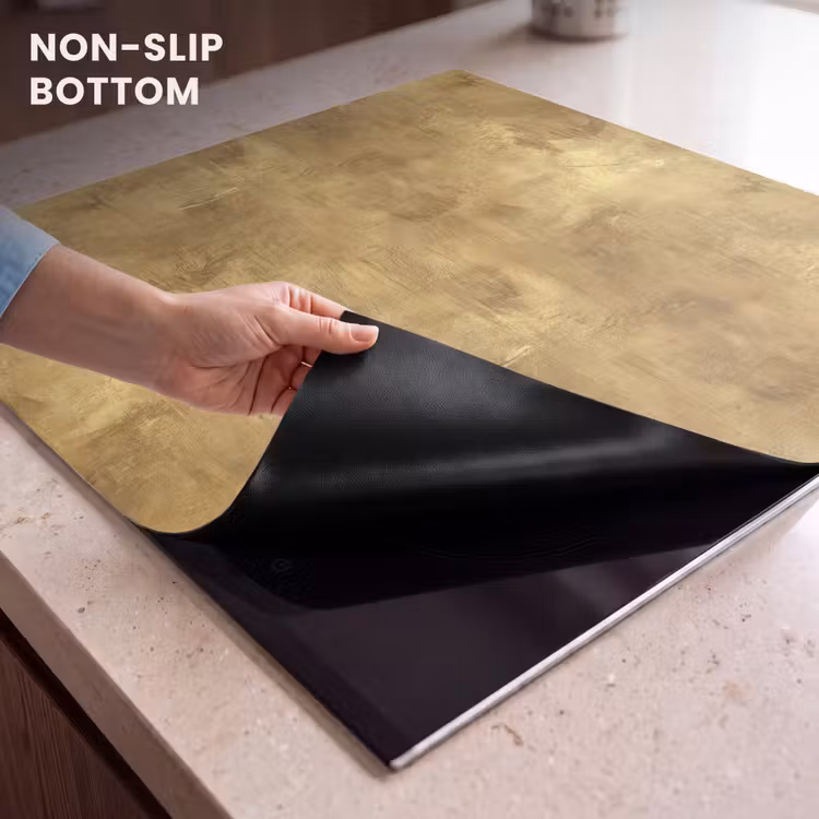 Induction hob protector - Industrial - Texture - Gold — 5